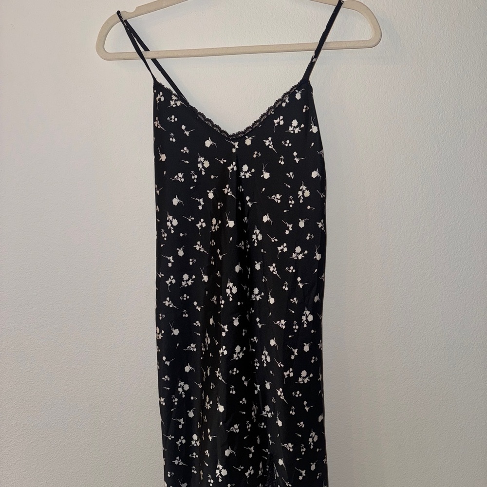 Wild Fable Black Floral Mini Dress